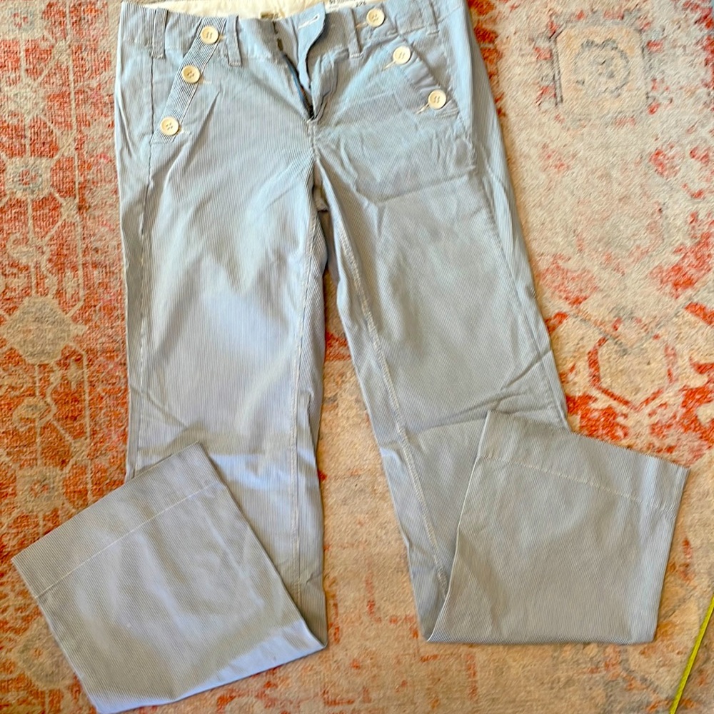 Anthropologie sear sucker size 6